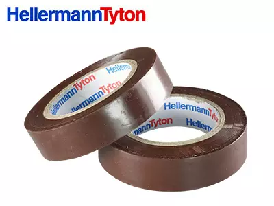 HELLERMANN SÄHKÖTEIPPI (10KPL) RUSKEA 15X0,15MM 10M - Yleisosat ja tarvikkeet - 49752 - 1