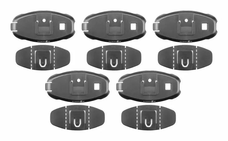 Interphone Kiinnikesetti 5kpl Active, connect malleihin - ATV Kypäräpuhelimet - 98832 - 1