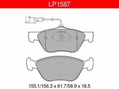 JARRUPALASARJA DELPHI ETU, ALFA, FIAT, LANCIA - Yleisosat ja tarvikkeet - 9672 - 1