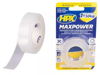 KAKSIPUOLEINEN VOIMATEIPPI KIRKAS HPX 19MMX2M - Yleisosat ja tarvikkeet - 49572 - 1