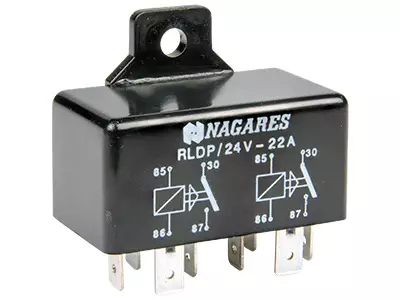 KAKSOISRELE 24V 2X22A - Yleisosat ja tarvikkeet - 71592 - 1