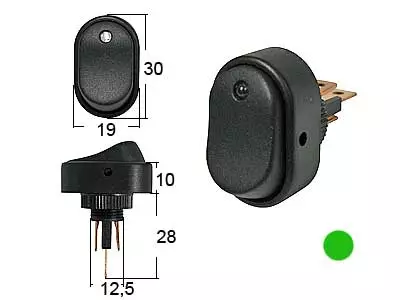 KEINUKYT.OVAL 0-1 LED VIH - Yleisosat ja tarvikkeet - 53472 - 1