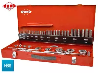 KIERRETYÖKALUSARJA HSS 54OS. M3-M20 - Yleisosat ja tarvikkeet - 5462 - 1