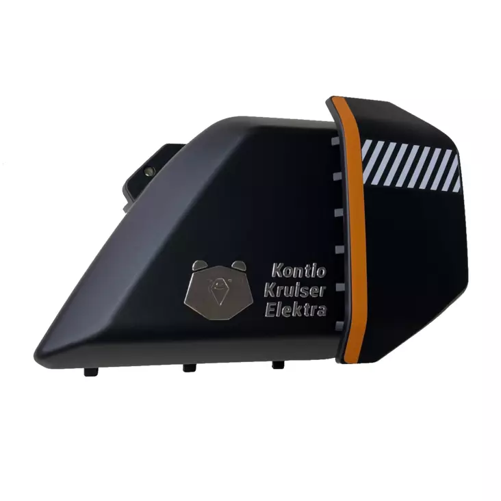 Kruiser Elektra/Forte: Istuimen alapuoleinen kate vasen, musta grafiitti - Kruiser Elektra / Forte - 166432 - 1