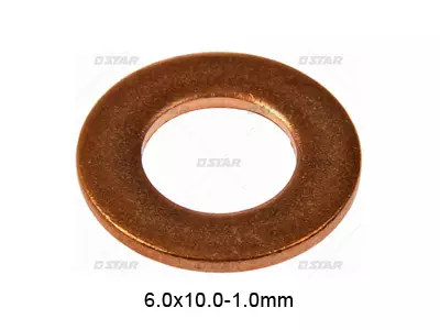 KUPARITIIVISTE 6X10X1,0MM - Yleisosat ja tarvikkeet - 30692 - 1