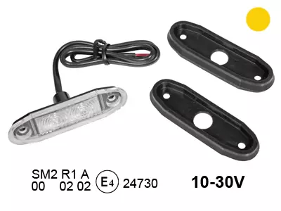 LED-ÄÄRIVALO KELT. 10-30V - Yleisosat ja tarvikkeet - 51092 - 1