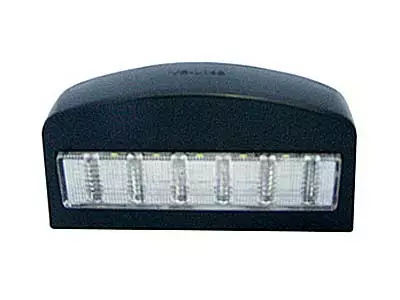LED REKISTERIVALO 10-30V MUSTA 104MMX54MM - Yleisosat ja tarvikkeet - 50122 - 1