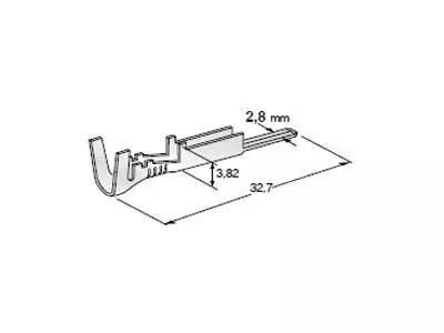 LIITIN 2,8MM M280 METRIPAC UROS - Yleisosat ja tarvikkeet - 70772 - 1