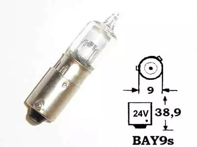 MINIHALOGEN 24V 21W BAY9S - Yleisosat ja tarvikkeet - 157372 - 1