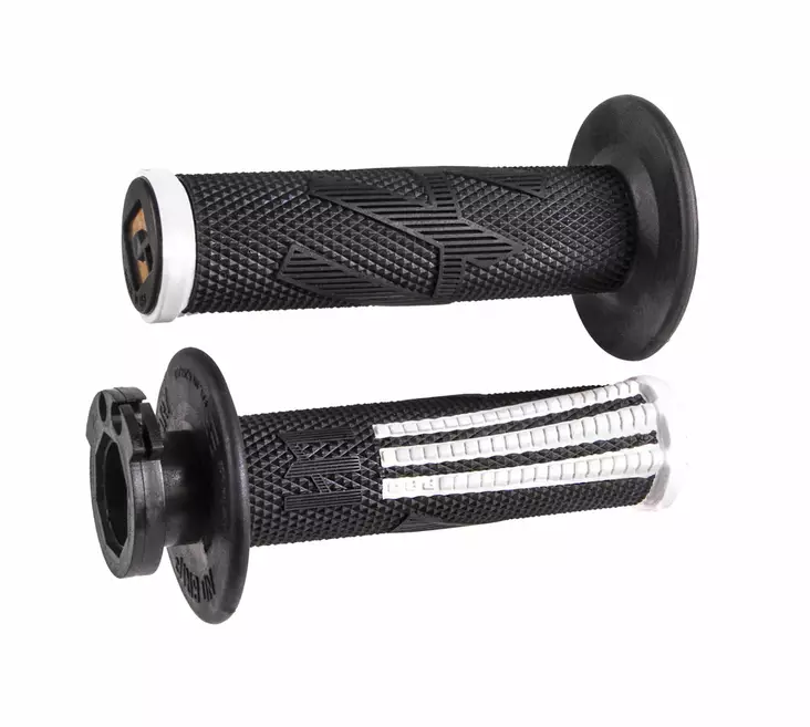 ODI EMIG PRO V2 Lock-On Grip BLACK / White - Moottoripyörän Ohjaus & hallinta - 80742 - 1