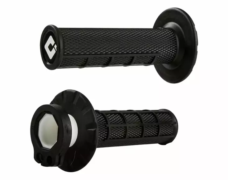 ODI Half-Waffle MX Lock-On Grip Set Black - Moottoripyörän Ohjaus & hallinta - 68112 - 1
