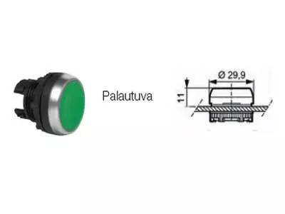 PAINIKE,PALAUTTAVA UUSIN - Yleisosat ja tarvikkeet - 45872 - 1