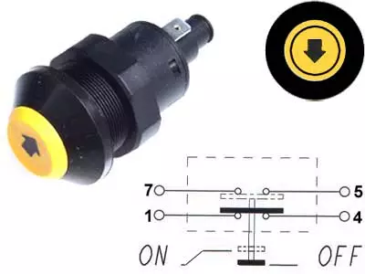 PAINOKATKAISIN KEL. NUOLI-SYMBOLI - Yleisosat ja tarvikkeet - 29252 - 1