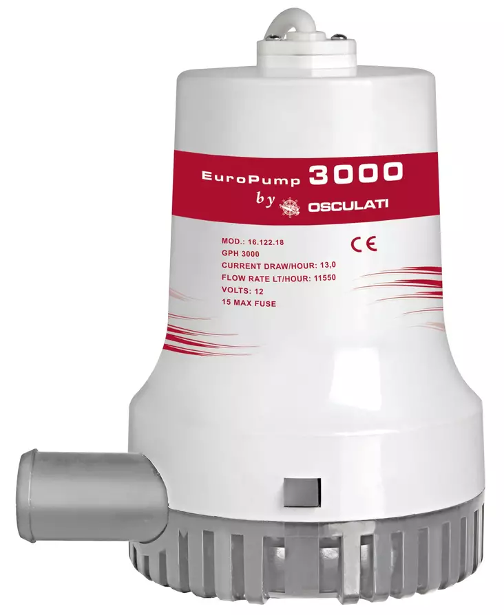 Pilssipumppu Europump II 3000 12v - Veneen Pumput - 93302 - 1