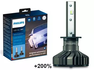 POLTTIMOPARI PHILIPS LED H1 ULTINON PRO9000 HL - Yleisosat ja tarvikkeet - 76172 - 1