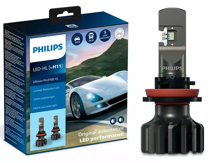 POLTTIMOPARI PHILIPS LED H11 12/24V PRO9100 - Yleisosat ja tarvikkeet - 74912 - 1