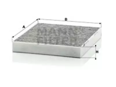 RAITISILMASUODATIN MANN, MITSUBISHI - Yleisosat ja tarvikkeet - 65252 - 1