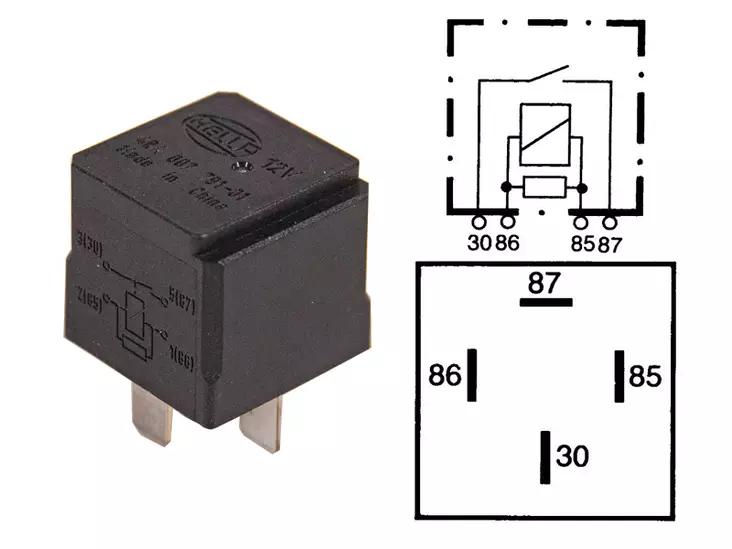 RELE 12V 40A 4-N.VASTUS - Yleisosat ja tarvikkeet - 35272 - 1