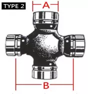 Ristinivel, Bronco - Mönkijän U-nivelet - 81952 - 1