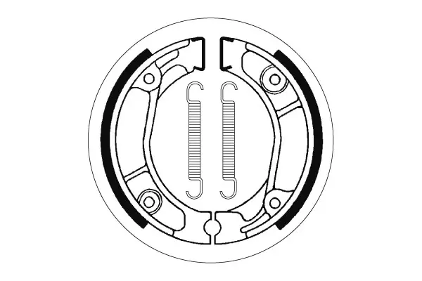 Sbs Jarrukengät - Moottoripyörän Jarrupalat - 104722 - 1