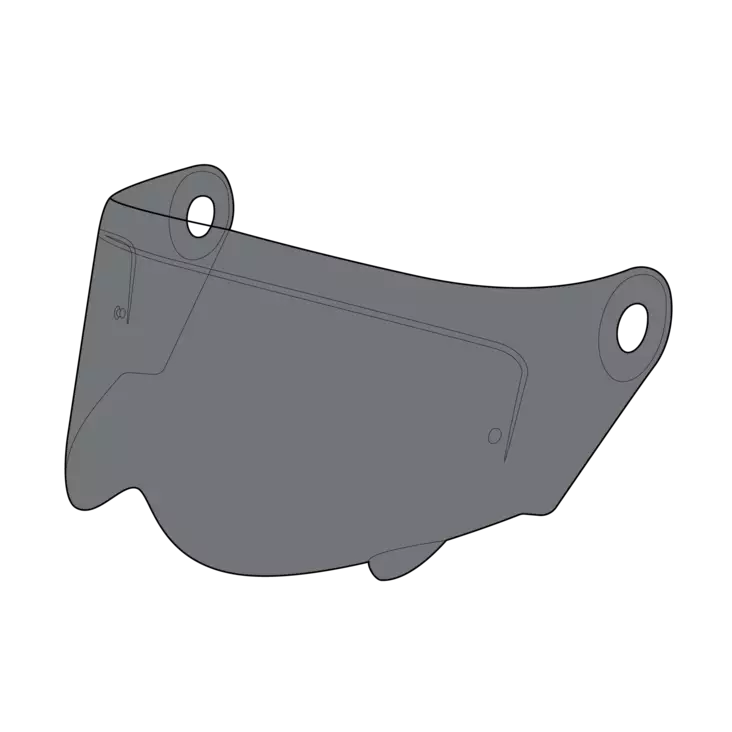 SIMPSON Darksome visiiri vaalea savu - MP Visiirit - 107292 - 1