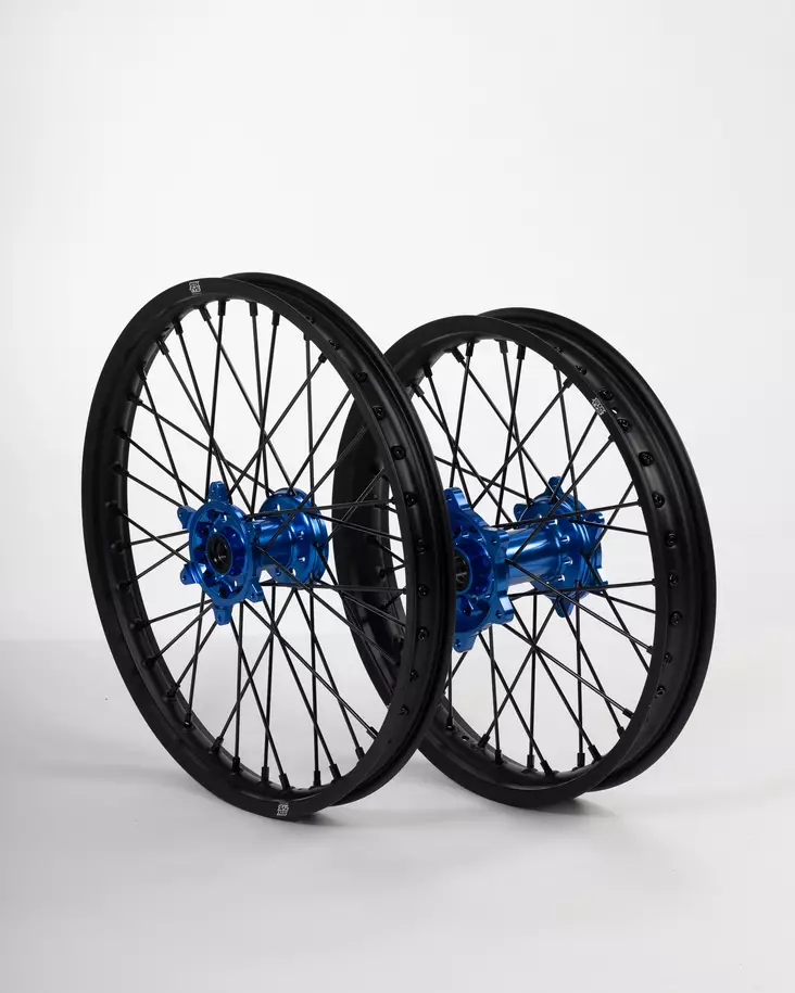 Sixty5 Yamaha Musta/Sininen 1.6-21/2.15-19 MX vannesarja - Moottoripyörän Täydelliset vanteet - 90422 - 1