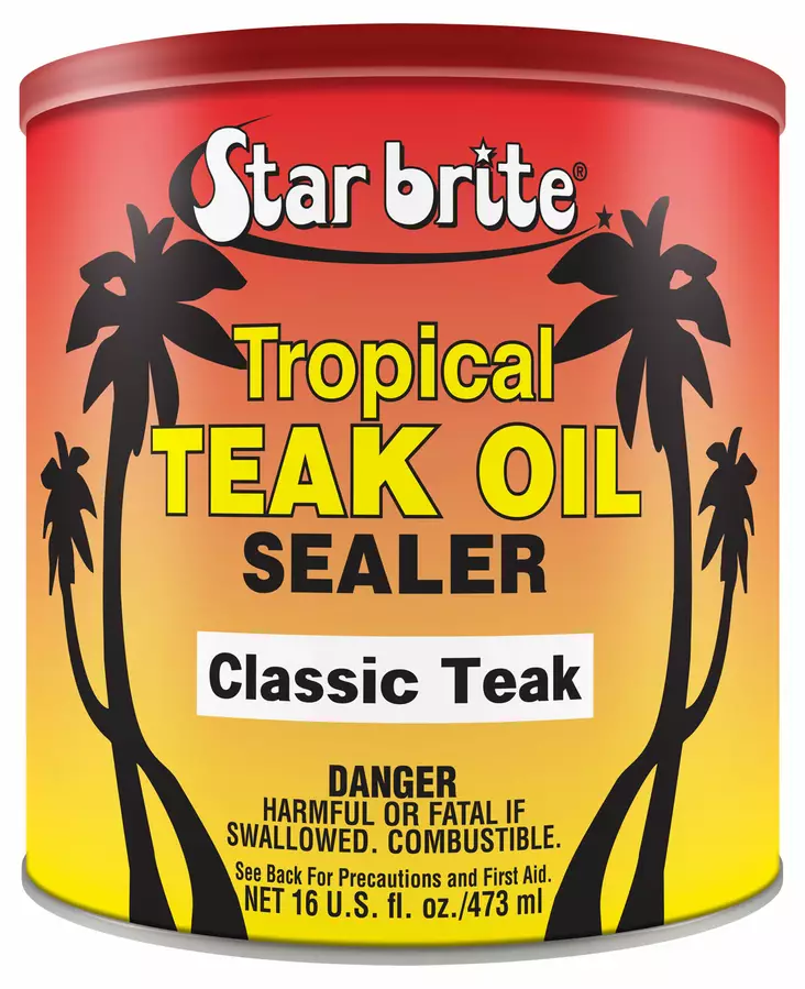 Star brite Tropical Teak Oil/Sealer Classic Teak tropik.öljy 500ml - Pesu & huolto - 107762 - 1