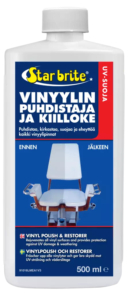 Star brite Vinyylin pud/suoja-aine 500ml - Vahat & kiillokkeet - 108342 - 1