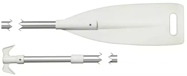 Teleskooppimela/venehaka 90x160cm - Veneen Airot, melat, hankaimet & venehaat - 91822 - 1