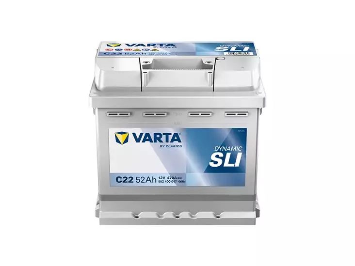 VARTA DYNAMIC SLI 52AH 470A 207X175X190MM -/+ - Yleisosat ja tarvikkeet - 45322 - 1