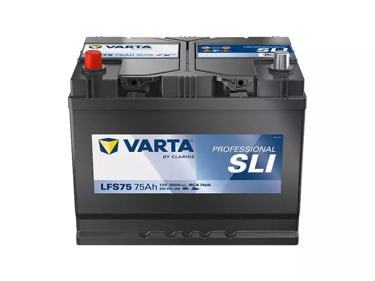 VARTA PROFESSIONAL STARTER 75AH 600A 272X175X225MM +/- - Yleisosat ja tarvikkeet - 45522 - 1