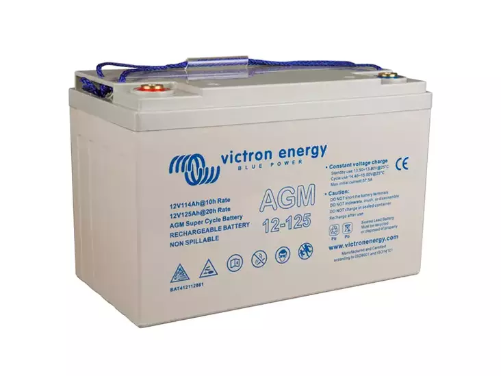 VICTRON AGM AKKU 12V/125AH (M8) - Yleisosat ja tarvikkeet - 46172 - 1