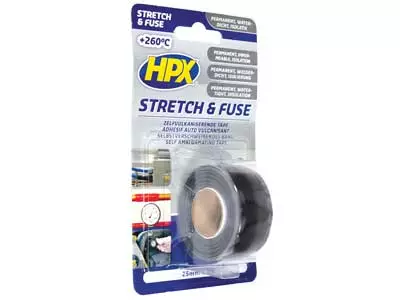 VULGANOINTITEIPPI STRETCH&FUSE MUSTA HPX 25MMX3M * - Yleisosat ja tarvikkeet - 49722 - 1