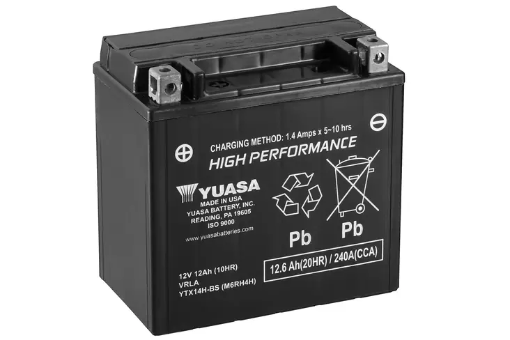 Yuasa akku, YTX14H-BS (cp) - Yleisosat - Akut - 107782 - 1