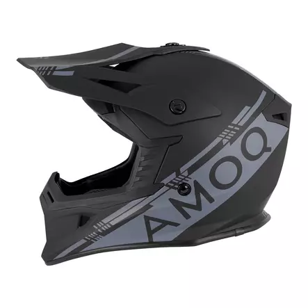 AMOQ Meteor V2 Kypärä Musta/Harmaa XL - MP Offroad-kypärät - 89372 - 1