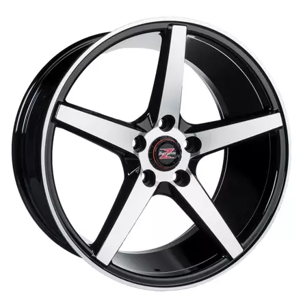 Barzetta Capitano Black Polished 8x17 Jako: 5x108 ET: 35 vanne - Auton Vanteet - 2852 - 1