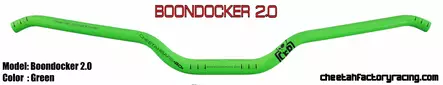 CFR Boondocker Ohjaustanko 2.0 Vihreä - Moottorikelkan Ohjaustangot - 93052 - 1