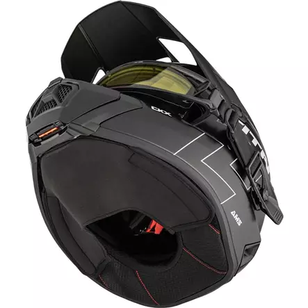 CKX Kypärä Titan AMS Mattamusta + Sähköläm. Ajolasit M - Moottorikelkan Offroad-kypärät - 78622 - 1