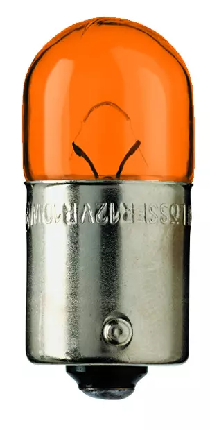 Flösser Polttimo 12V 10W BA15s Amber - Veneen Polttimot - 110312 - 1