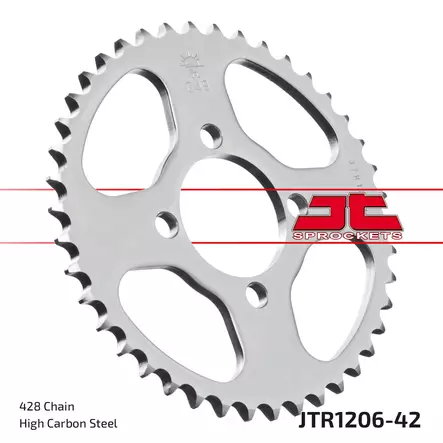 JT Takaratas JTR1206.42 - Moottoripyörän Ketjut & rattaat - 99472 - 1