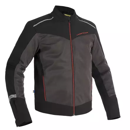 Lindstrands Tekstiilitakki Delsbo Musta Harmaa 48 - MP Takit & Liivit Onroad - 84772 - 1