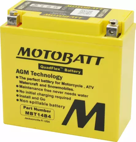 Motobatt akku, MBT14B4 - Yleisosat - Akut - 108372 - 1