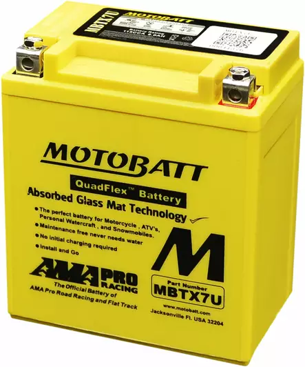 Motobatt akku, MBTX7U - Yleisosat - Akut - 107572 - 1