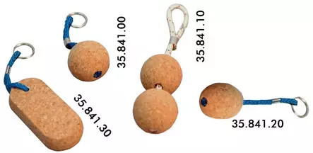 Osculati korkkipallo avaimenperä 2x50mm - Veneen Tarvikkeet - 92762 - 1