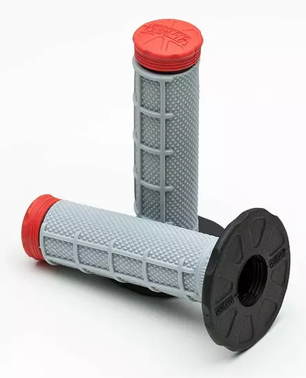 Protaper Tupet Tri-Density ½ Waffle Punainen/Harmaa - Moottoripyörän Ohjaustangot - 85172 - 1