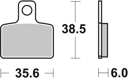 Sbs Jarrupalat Ceramic - Moottoripyörän Jarrupalat - 103442 - 1