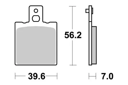Sbs Jarrupalat Ceramic (519HF) - Moottoripyörän Jarrupalat - 105062 - 1