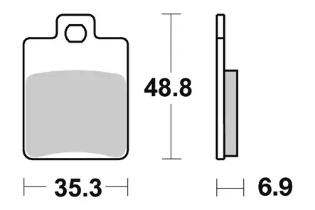 Sbs Jarrupalat Ceramic (724HF) - Moottoripyörän Jarrupalat - 105032 - 1
