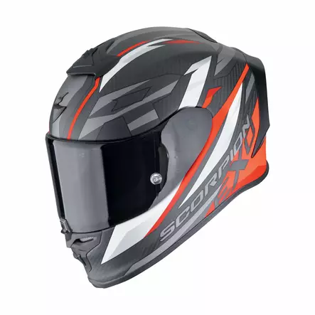 SCORPION Kypärä EXO-R1 EVO AIR CARBON AIR RUNNER Mattamusta-Punainen M - MP Umpikypärät - 81752 - 1