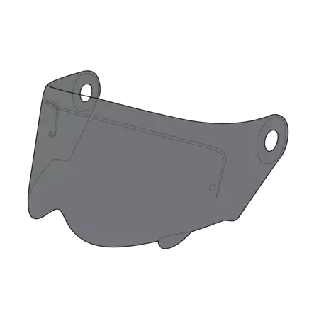 SIMPSON Darksome visiiri vaalea savu - MP Visiirit - 107292 - 1